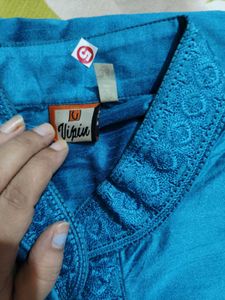 🔵Elegant sky blue Kurta
