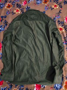 Men's Green Corduroy Shirt