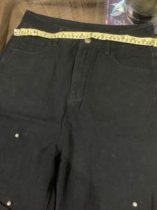*Huge Offer* Savana Beaded Black Jeans