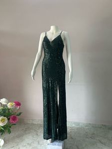 Sparkling Sequin green gown