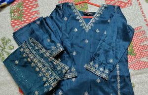New Teal Kurta Set