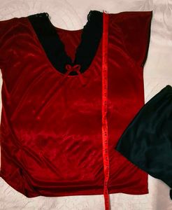 Very Beautiful Satin Top With Shorts