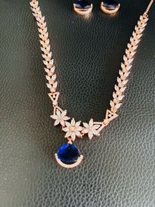 American Diamond Jewellery Set