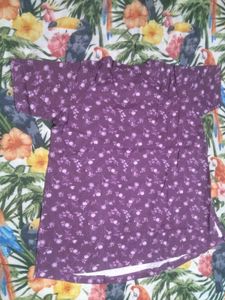 Charming Floral Print T-Shirt