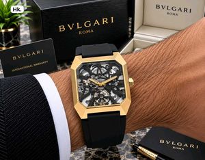 Bvlgari Skeleton Automatic Watch SQUARE DIAL FOR M
