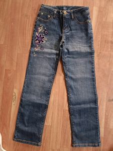 Girls Kids Jeans For Flower Digsin