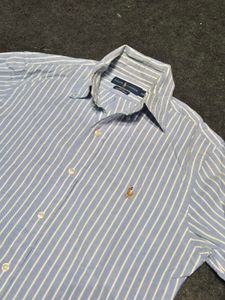 Ralph Lauren Slim Fit Stretch Oxford Striped Shirt