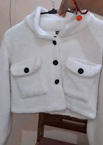 Cozy White Teddy Jacket