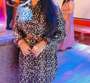Leopard Print Dress