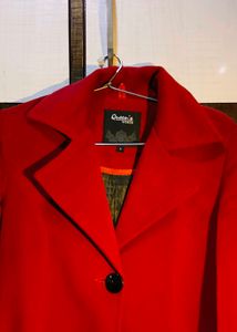 Imported Red Trench Coat