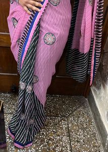 Pink Saree