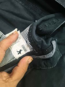 Cantabil Men's Casual Black Pants in 34 waist