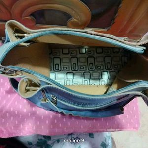 Colorblock Shoulder Handbag