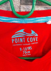 Red graphic print Long Sleeve Shirt for boys