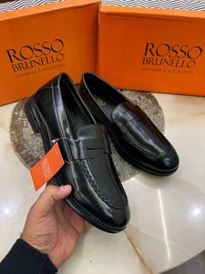 Rosso Brunello Leather Loafers