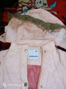 Premium Girl's Puffer Jacket with Genuine Fur