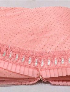 💖  pink party wear sharee 💕