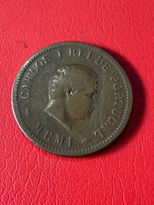 Vintage Portuguese India 1/2 Tanga Coin