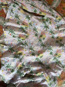 V-Neck Tropical Print Tie-Up Top🏖️🌊