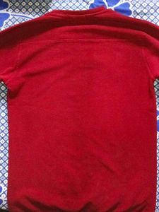 “Stylish Red Winter Sweater | Full Sleeve | Soft K