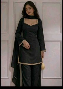 Elegant Black Kurta