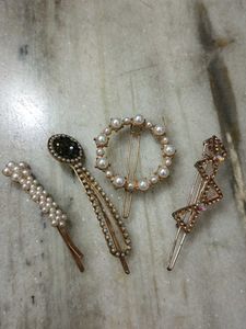 Elegant Pearl Hair Pins Set