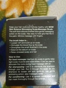 Wow stimulating scalp massager brush