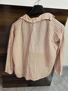 Striped Casual Button-Up Shirt