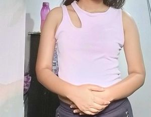 Lilac Cut-Out Tank Top