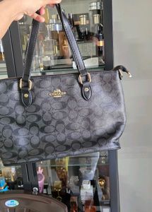 Coach Signature Monogram Handbag