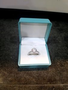 Diamond Ring Pure Silver 925