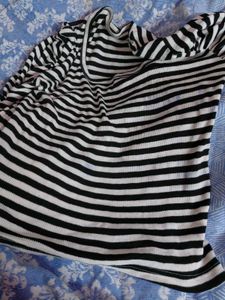 Striped Knit Top