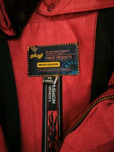 Men's Red Bomber Jacket