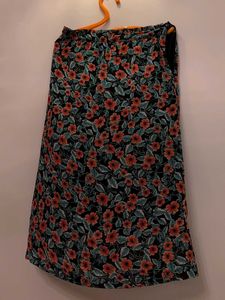 Floral Print Skirt