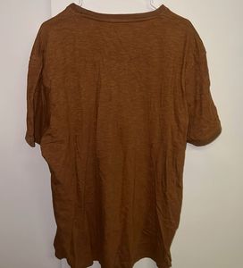 Brown Short Sleeve Pocket T-Shirt