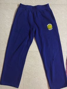 Blue Smiley Sweatpants