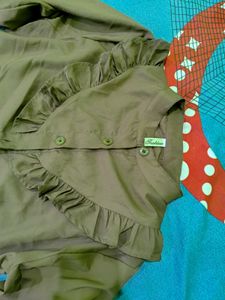 Olive Green Two-Piece Set