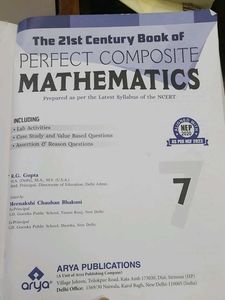 Perfect Composite Mathematics Book 7
