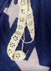 Boho crochet belt women