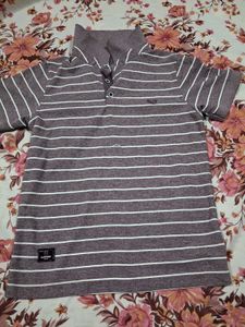 Striped Men's Polo T-Shirt