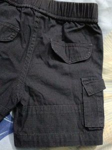 Boy's Navy Blue Cargo Shorts