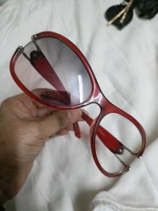 Red Framed Sunglasses
