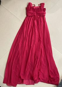 Pink Gown Dress Party Wear