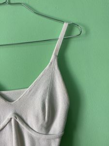 Cream Knit Cami Top
