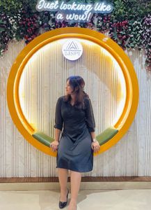 Elegant collar Wrap skater Dress 😍