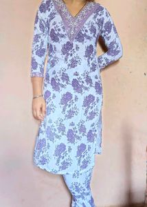 Beautiful Floral Print Kurta