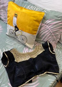 Designer Black Embellished Blouse