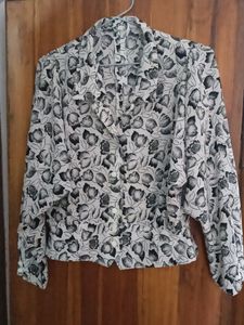 Vintage Floral Blouse