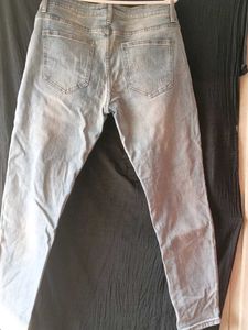 Light Wash Distressed Denim Jeans