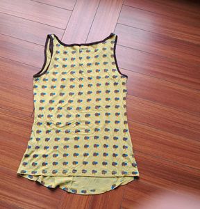 24) Patterned Sleeveless Reebok Top